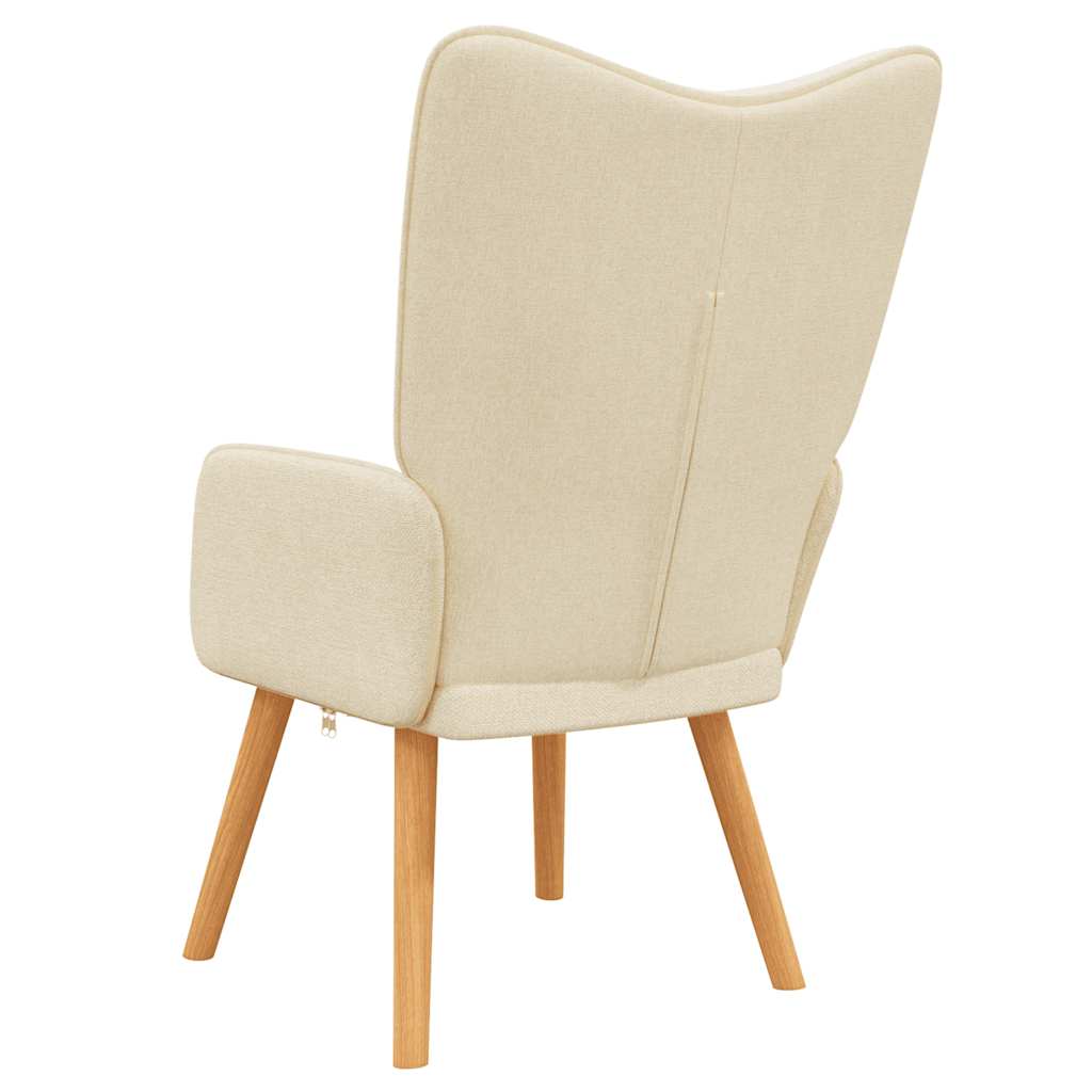 Sedia Relax Crema in Tessuto - homemem39