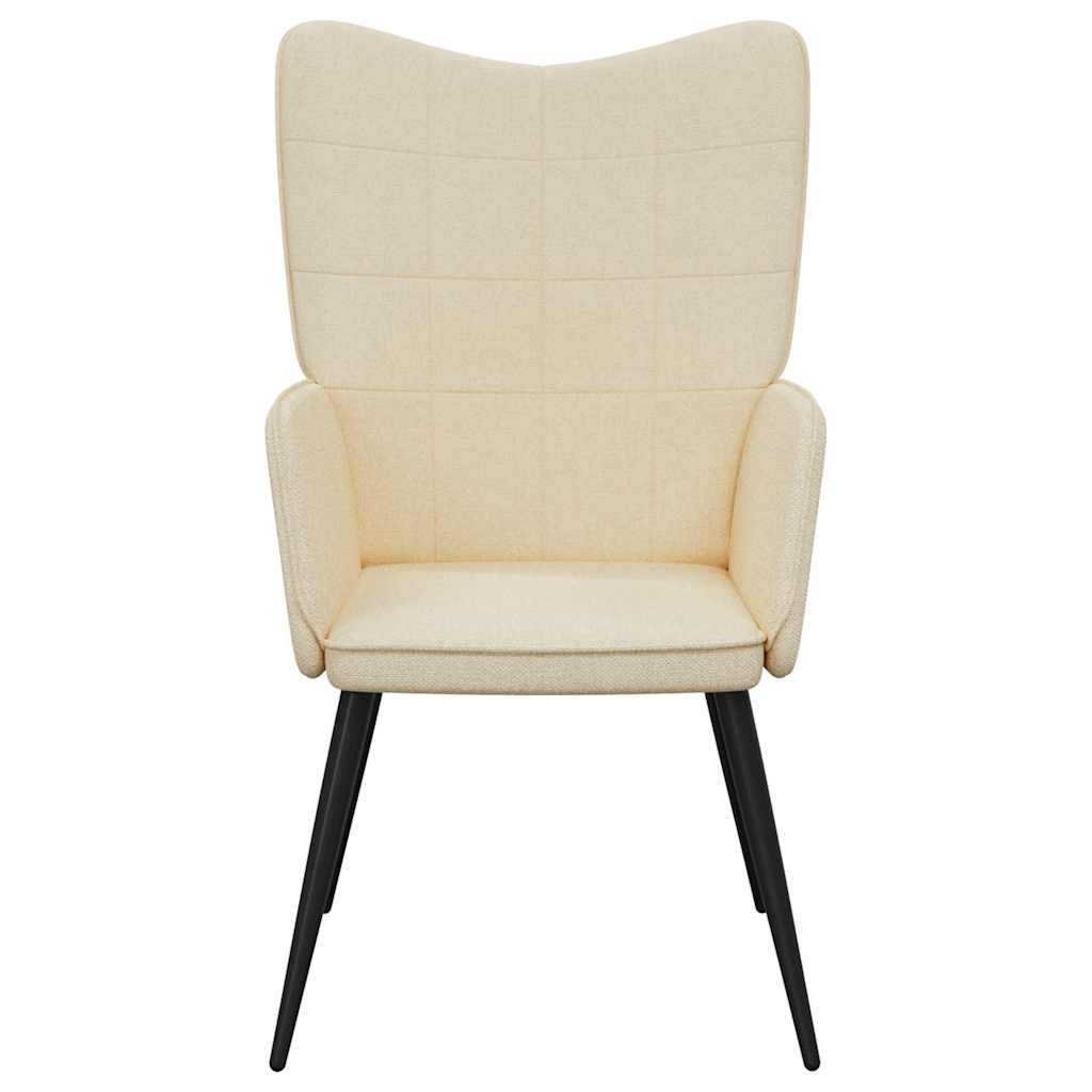 Sedia Relax Crema in Tessuto - homemem39