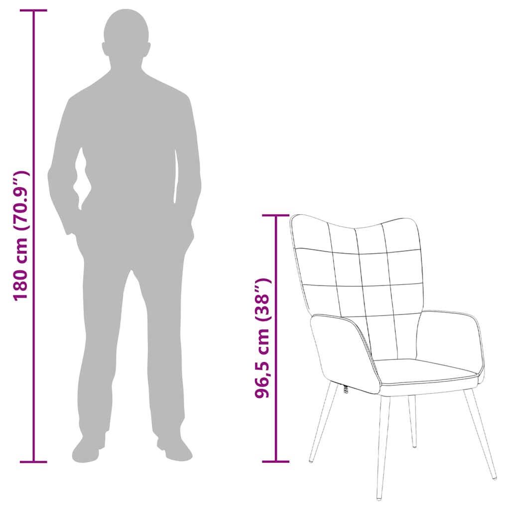 Sedia Relax Blu in Tessuto