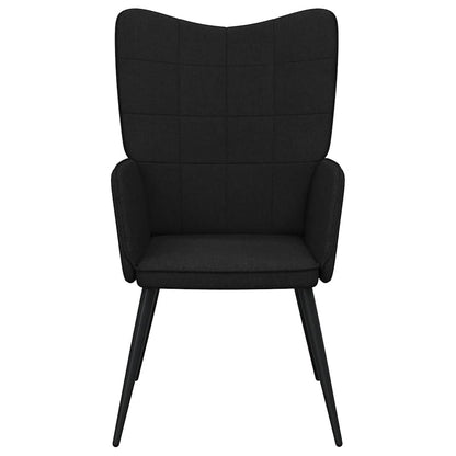 Sedia Relax Nera in Tessuto