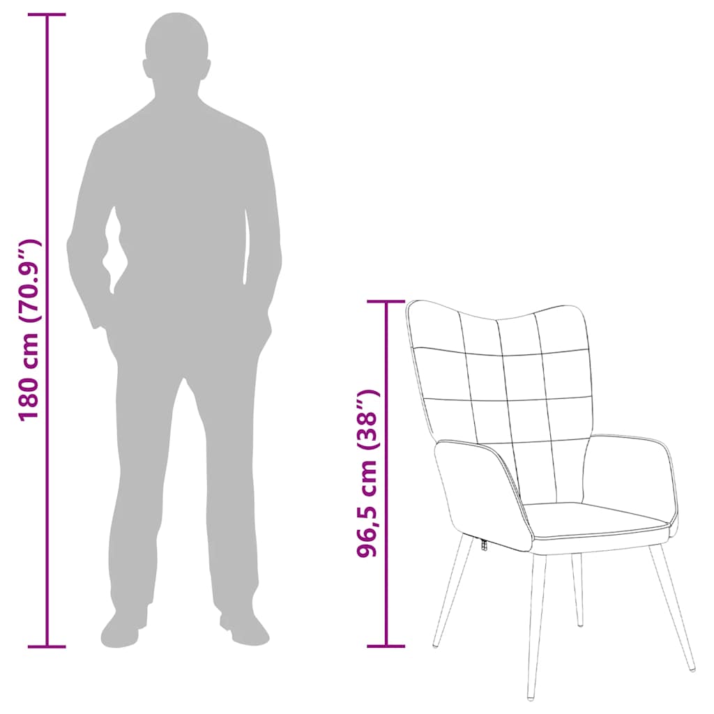 Sedia Relax Giallo Senape in Tessuto