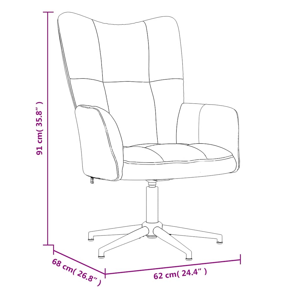Sedia Relax Rosa in Velluto | homemem39