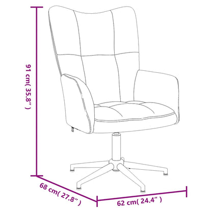 Sedia Relax Nera in Velluto - homemem39