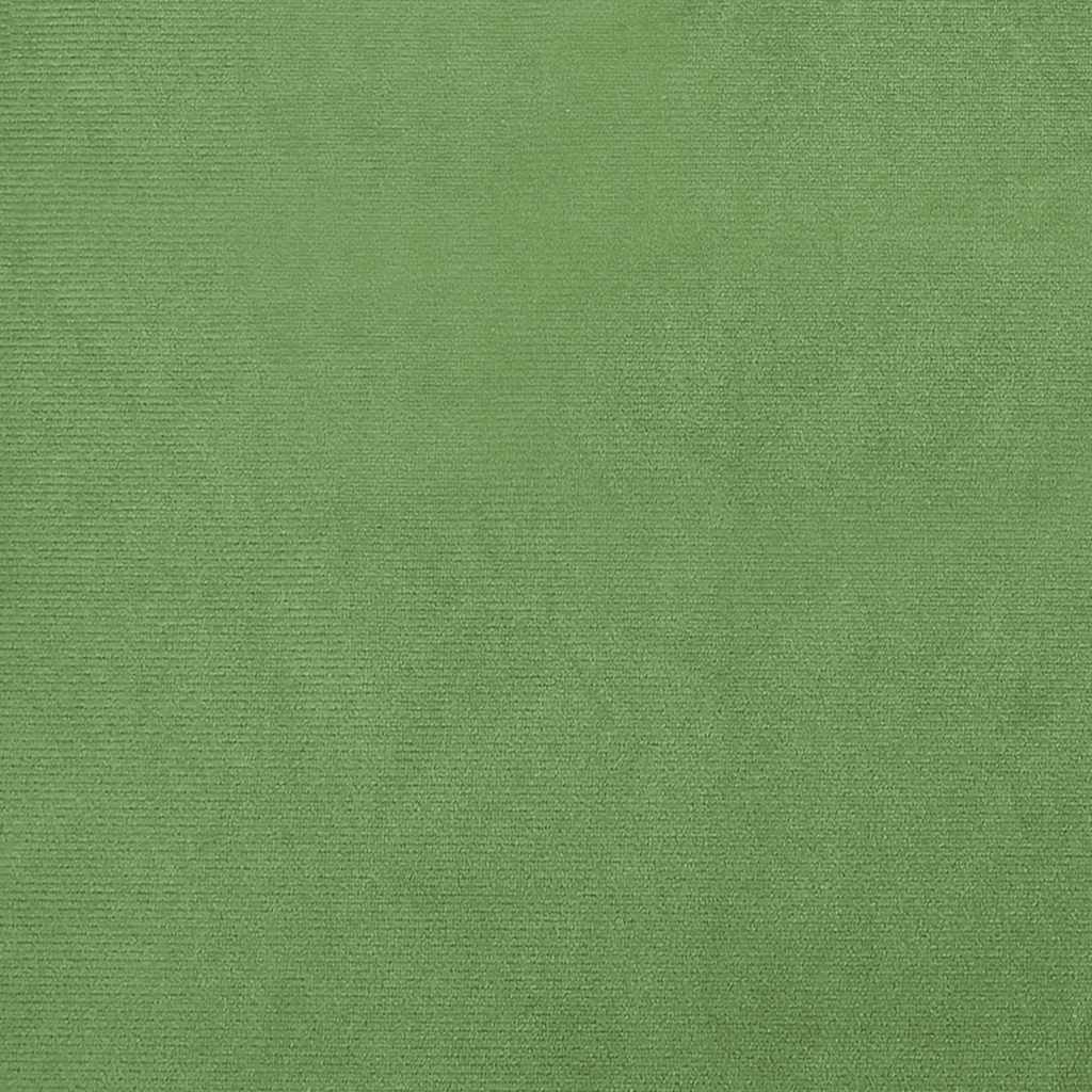 Sedia a Dondolo Verde Chiaro in Velluto