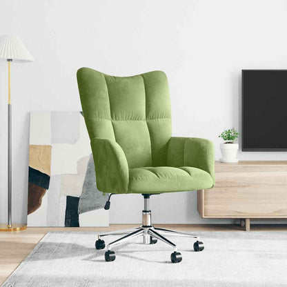 Sedia Relax Verde Chiaro in Velluto | homemem39