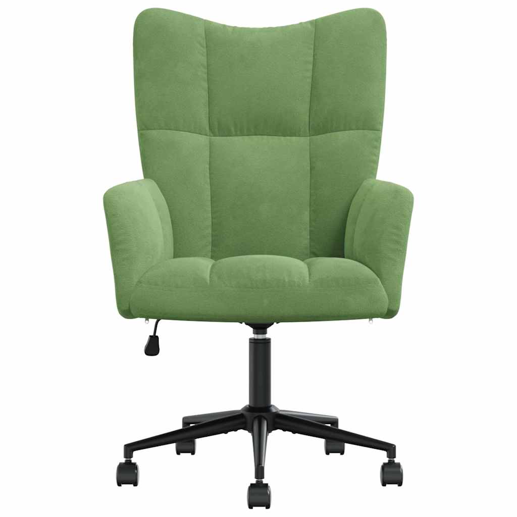 Sedia Relax Verde Chiaro in Velluto | homemem39