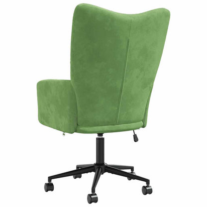 Sedia Relax Verde Chiaro in Velluto | homemem39