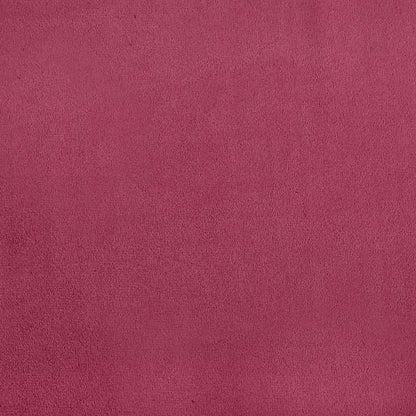 Sedia a dondolo con schienale alto in velluto rosso vino