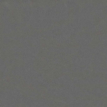 Poggiapiedi con Gambe in Legno Grigio Scuro in Velluto