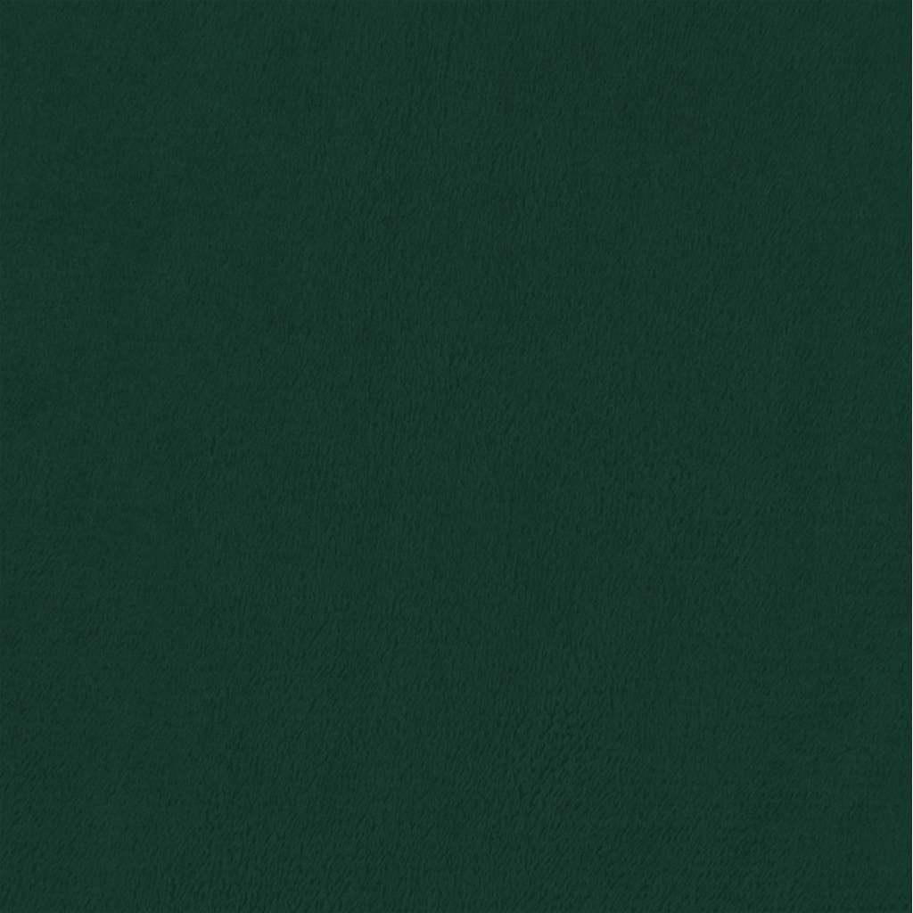 Poggiapiedi con Gambe in Legno Verde Scuro in Velluto