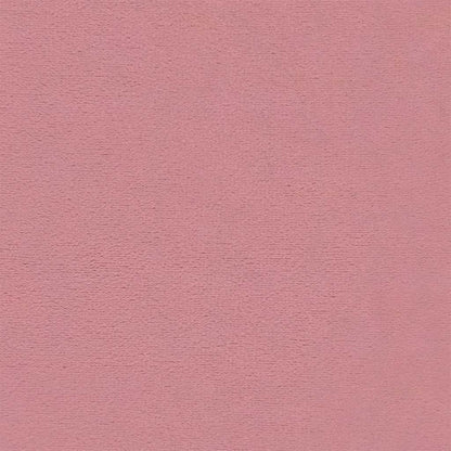 Poggiapiedi con Gambe in Legno Rosa in Velluto