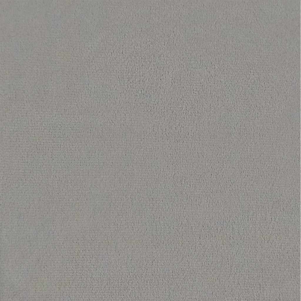 Poggiapiedi con Gambe in Legno Grigio Chiaro in Velluto