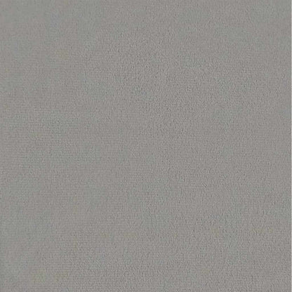 Poggiapiedi con Gambe in Legno Grigio Chiaro in Velluto