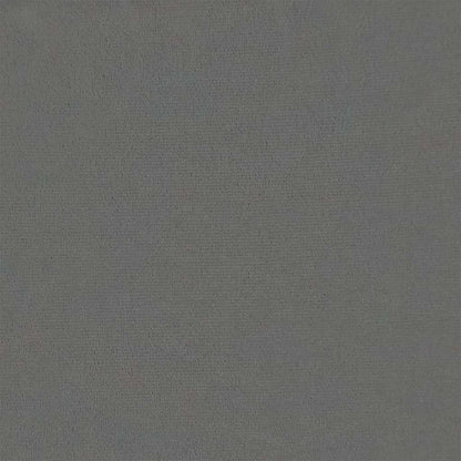 Poggiapiedi con Gambe in Legno Grigio Scuro in Velluto