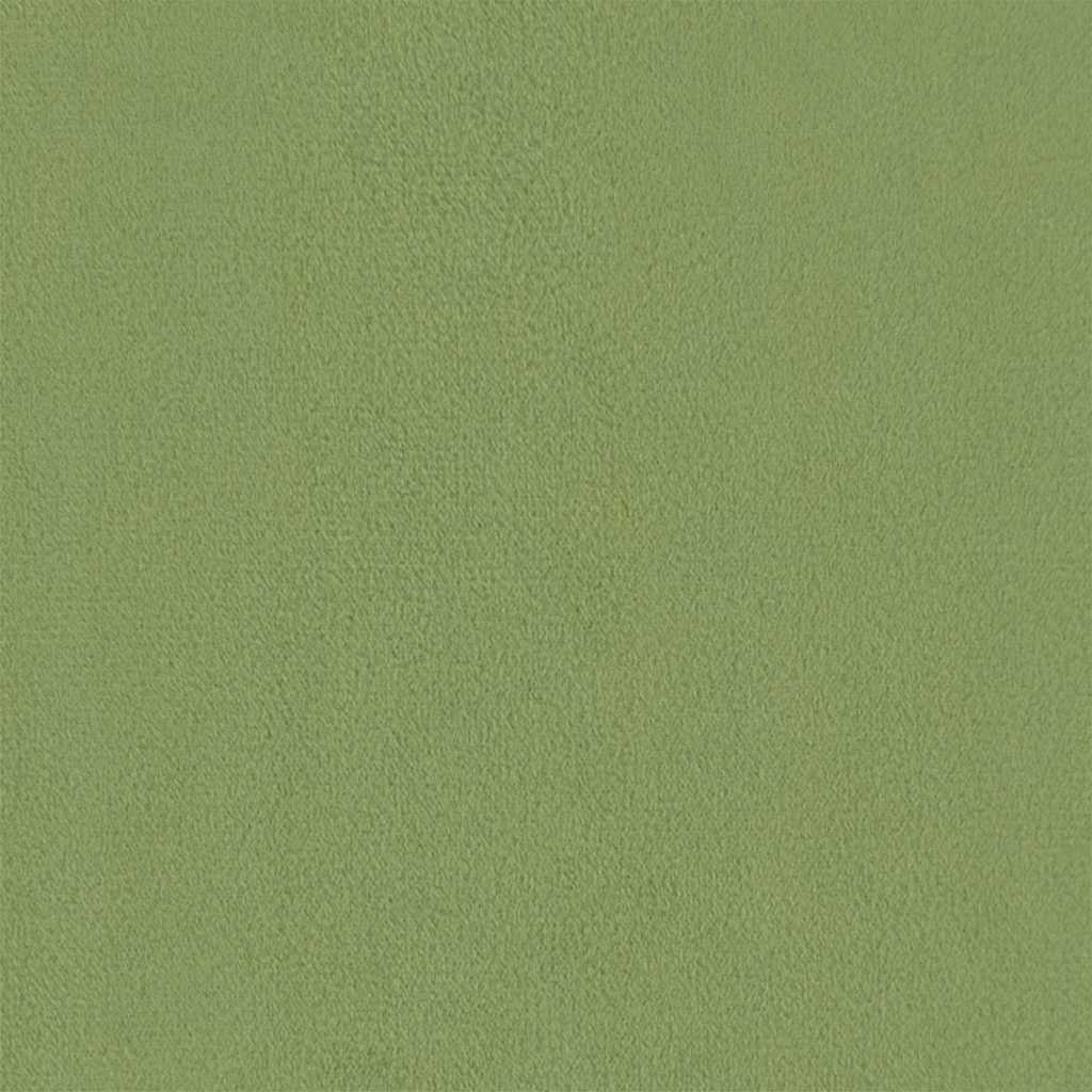 Poggiapiedi con Gambe in Legno Verde Chiaro in Velluto