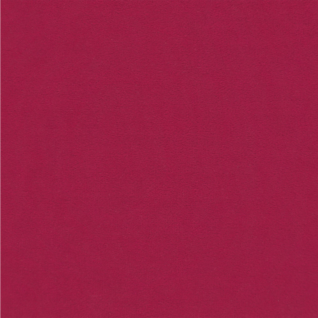 Poggiapiedi con Gambe in Legno Rosso Vino in Velluto