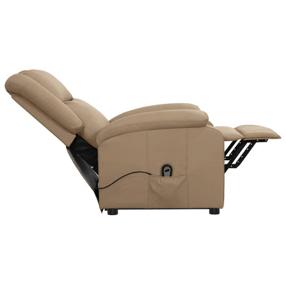 Poltrona Alzapersona Cappuccino in Similpelle