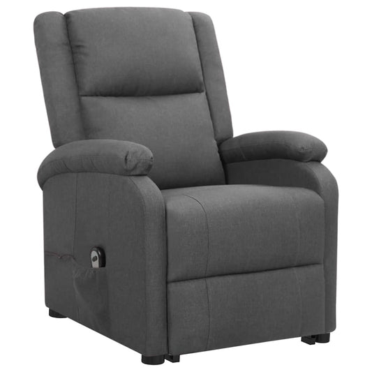 Poltrona Alzapersona in Tessuto Grigio Scuro - homemem39