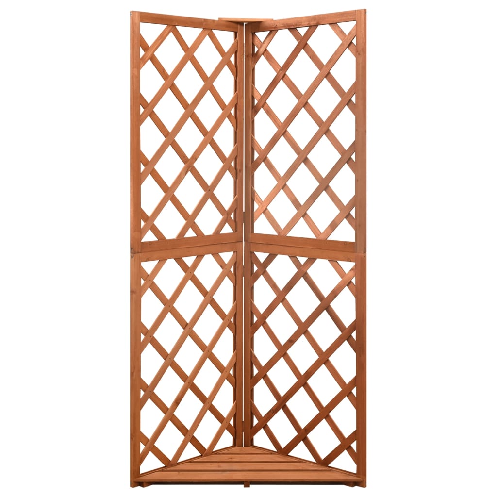 Graticcio Angolare 50x50x145 cm in Legno Massello di Abete | homemem39