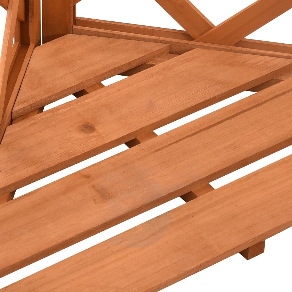 Graticcio Angolare 50x50x145 cm in Legno Massello di Abete | homemem39