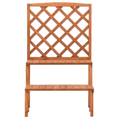 Fioriera con Traliccio 70x42x115cm Massello di Abete - homemem39