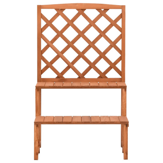 Fioriera con Traliccio 70x42x115cm Massello di Abete - homemem39