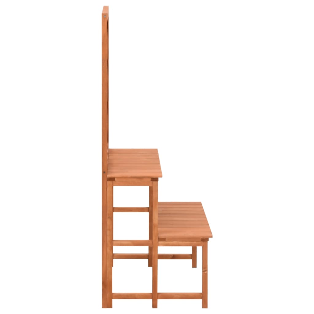 Fioriera con Traliccio 70x42x115cm Massello di Abete - homemem39