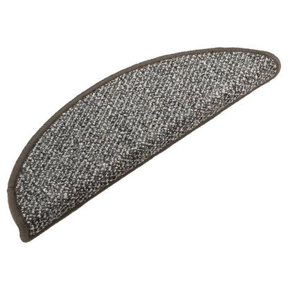 Tappetini per Scale 15 pz Antracite 65x21x4 cm - homemem39