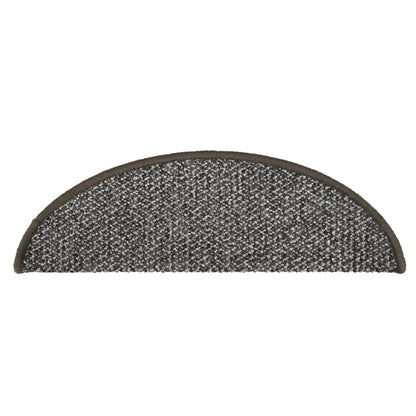 Tappetini per Scale 15 pz Antracite 65x21x4 cm - homemem39