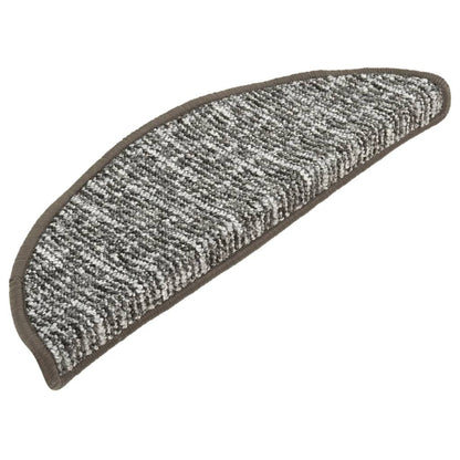 Tappetini per Scale 15 pz Antracite 65x21x4 cm - homemem39
