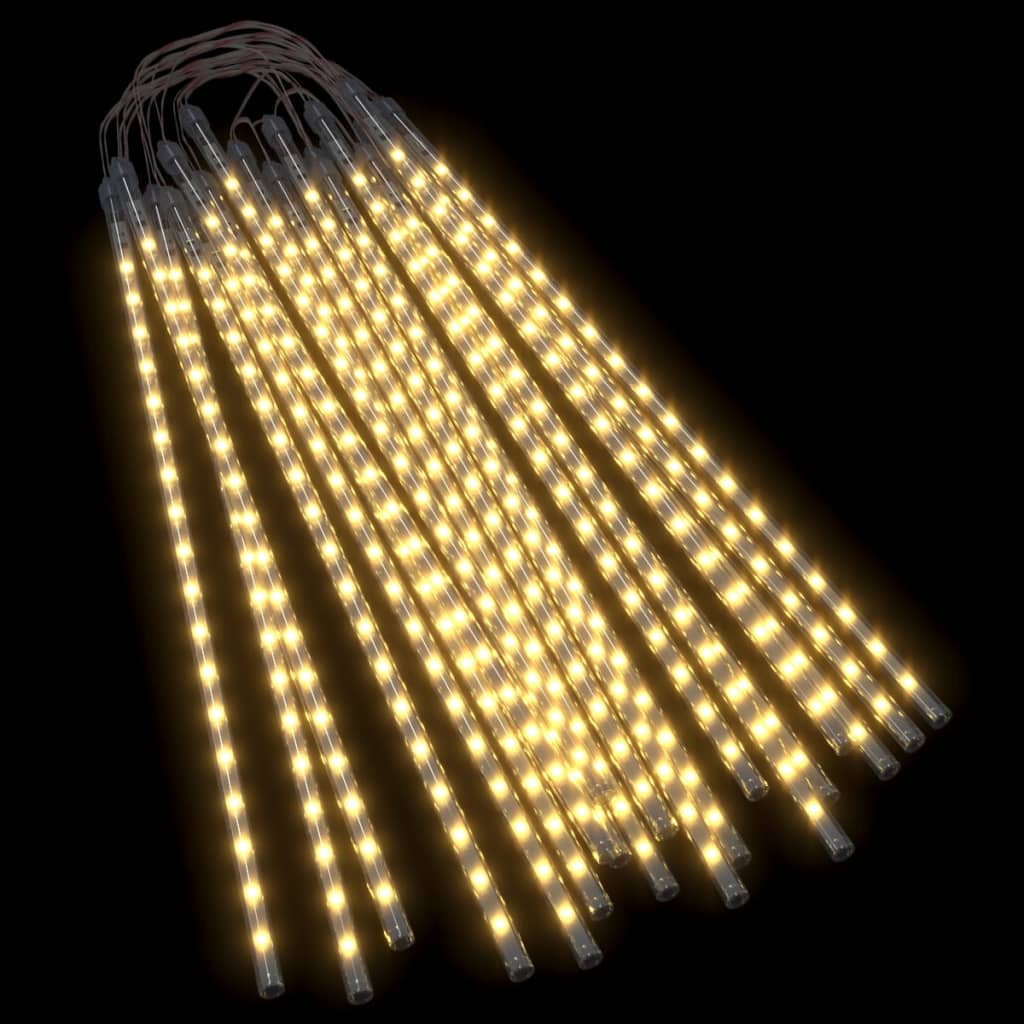 Luci Meteoriche 20 pz 50cm Bianco Caldo 720 LED Interni Esterni | homemem39