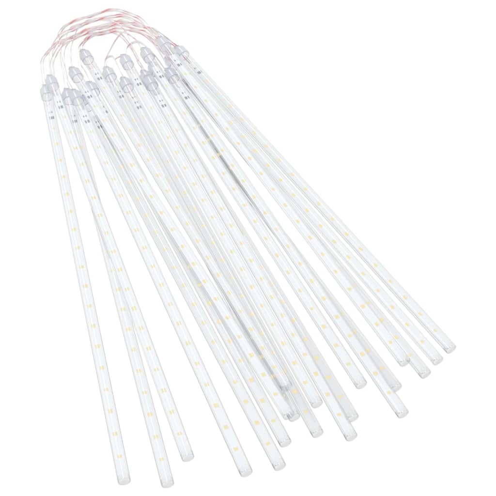 Luci Meteoriche 20 pz 50cm Bianco Caldo 720 LED Interni Esterni | homemem39