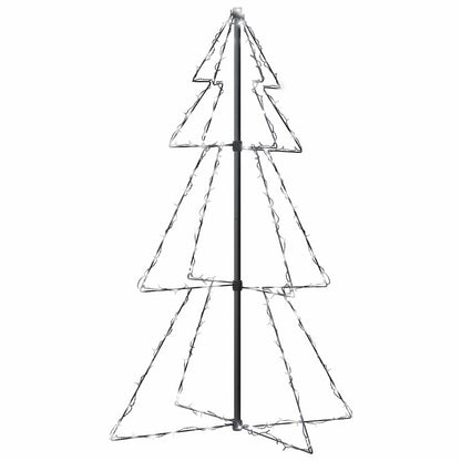 Albero di Natale a Cono 160 LED per Interni Esterni 78x120 cm