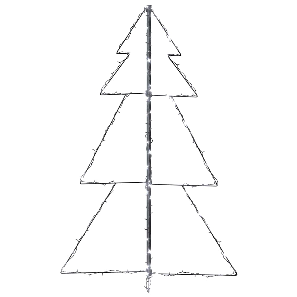 Albero di Natale a Cono 160 LED per Interni Esterni 78x120 cm