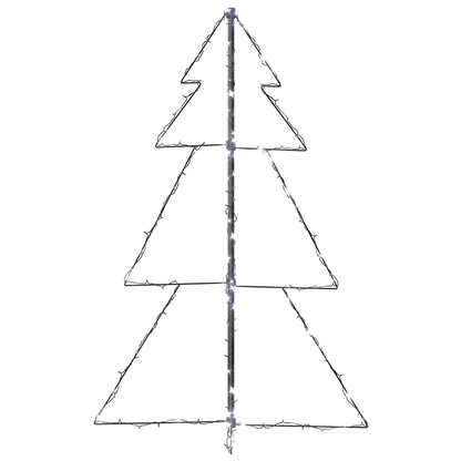 Albero di Natale a Cono 160 LED per Interni Esterni 78x120 cm