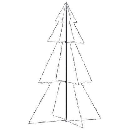 Albero di Natale a Cono 240 LED per Interni Esterni 118x180 cm - homemem39