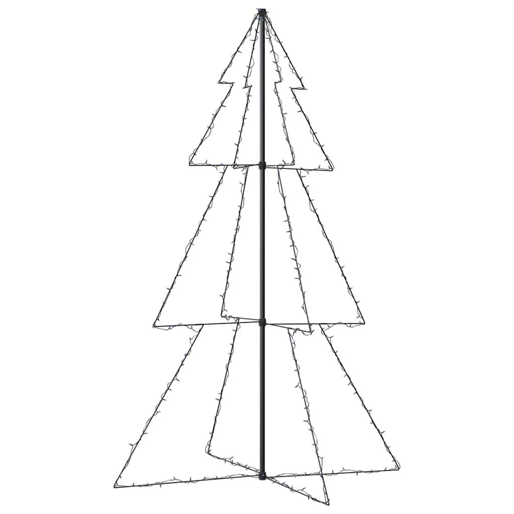 Albero di Natale a Cono 240 LED per Interni Esterni 118x180 cm