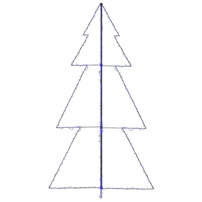 Albero di Natale a Cono 300 LED per Interni Esterni 120x220 cm