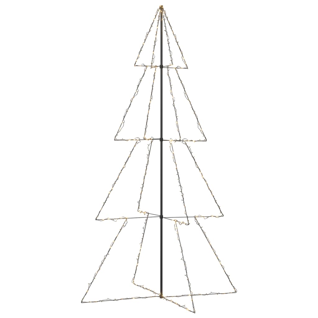 Albero di Natale a Cono 360 LED per Interni Esterni 143x250 cm