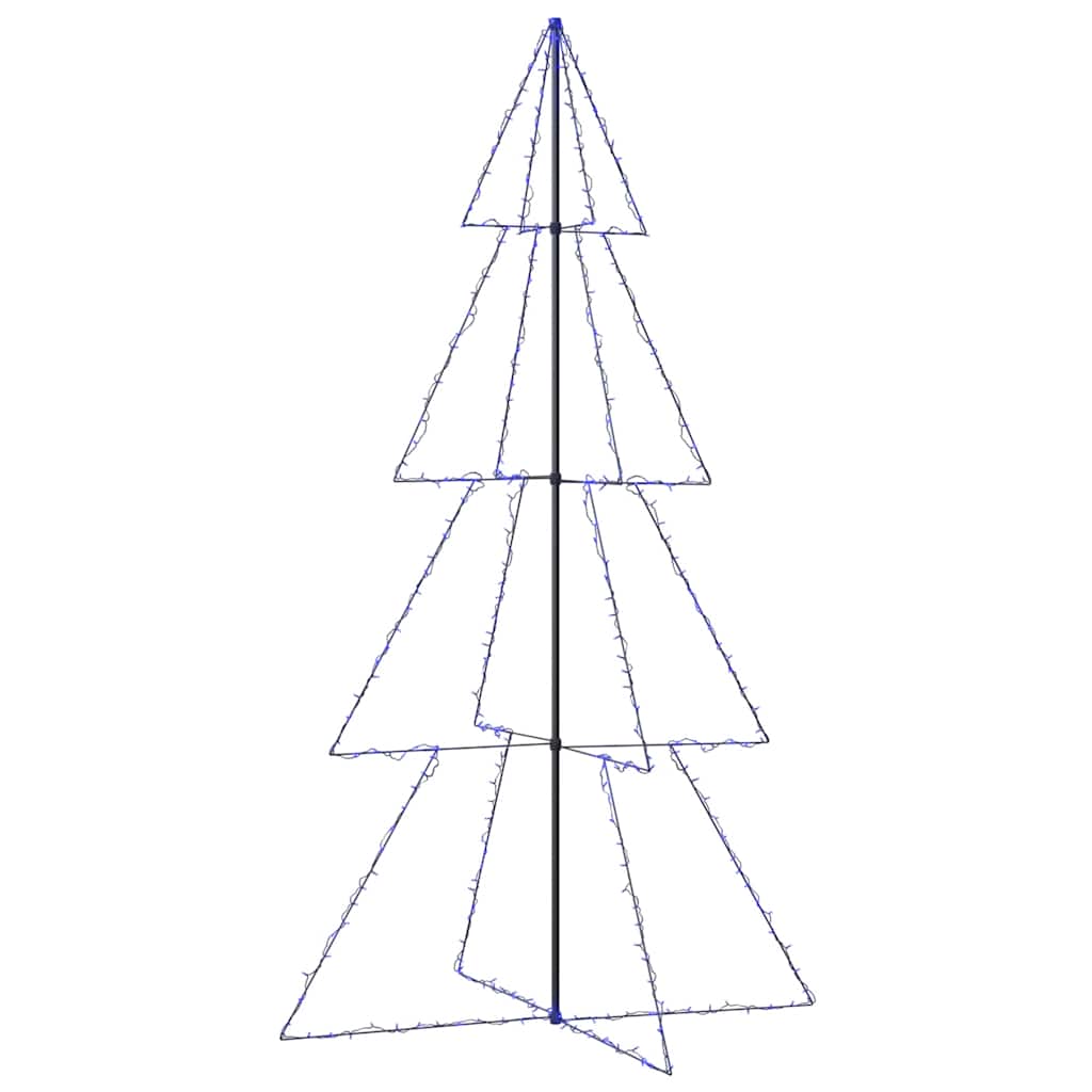 Albero di Natale a Cono 360 LED per Interni Esterni 143x250 cm