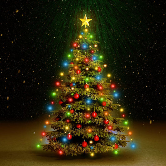 Rete di Luce per Albero di Natale 180 LED Multicolore 180 cm - homemem39