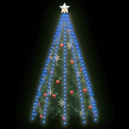 Rete di Luce per Albero di Natale 250 LED Blu 250 cm - homemem39