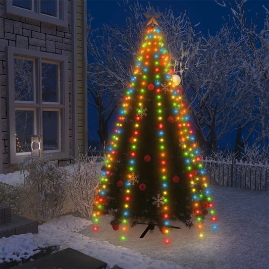 Rete di Luce per Albero di Natale 300 LED Multicolori 300 cm - homemem39