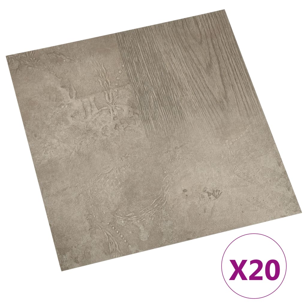 Listoni per Pavimenti Autoadesivi 20 pz in PVC 1,86 m² Grigio - homemem39