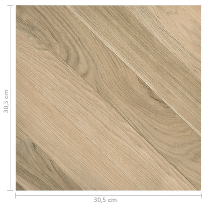 Listoni Pavimenti Adesivi 20 pz in PVC 1,86m² Marroni a Strisce - homemem39