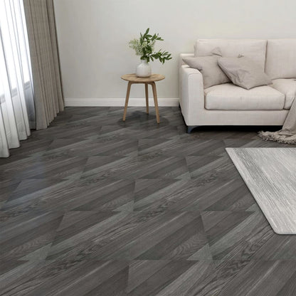 Listoni Pavimenti Adesivi 20 pz in PVC 1,86 m² Grigi a Strisce - homemem39