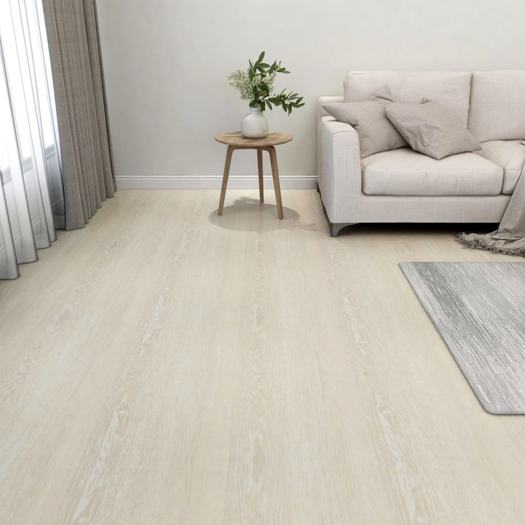 Listoni per Pavimenti Autoadesivi 20 pz in PVC 1,86 m² Beige