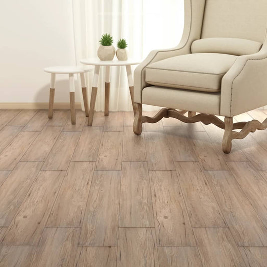 Listoni Pavimenti Autoadesivi in PVC 5,21 m² 2mm Rovere Marrone - homemem39