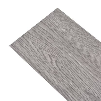 Listoni Pavimento Autoadesivi PVC 5,21 m² 2 mm Grigio Scuro - homemem39