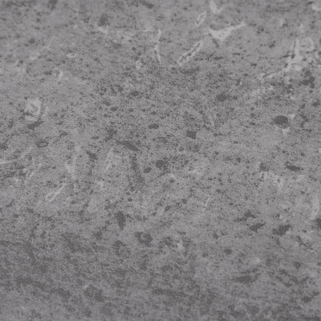 Listoni Pavimento Autoadesivi PVC 5,21m² 2mm Marrone Cemento - homemem39